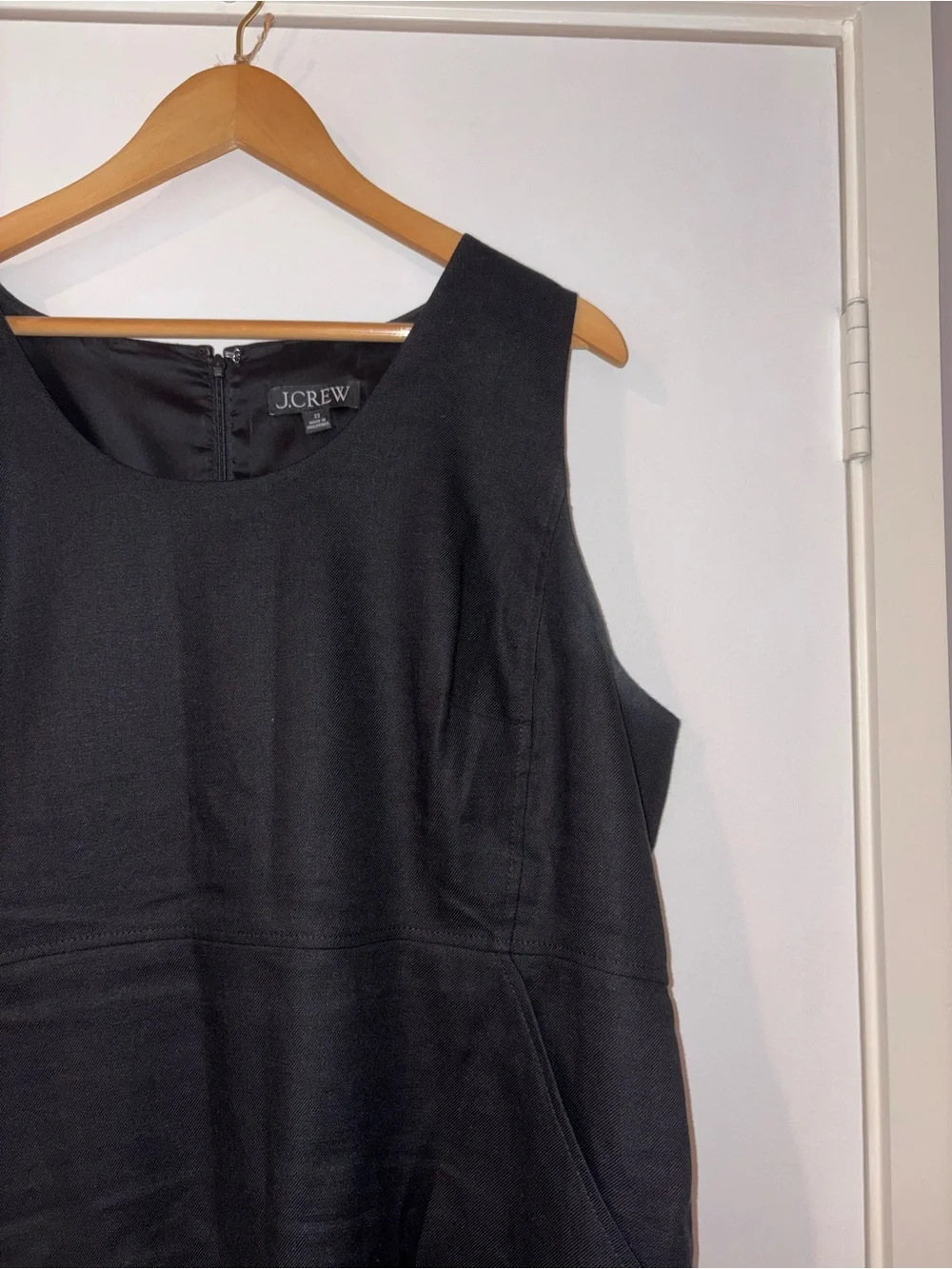 J. Crew Navy Sleeveless Sheath Dress